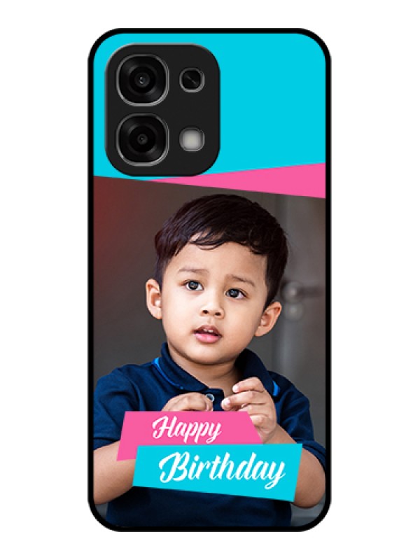 Custom Oppo F33 5G Custom Glass Phone Case - Image Holder With 2 Color Design