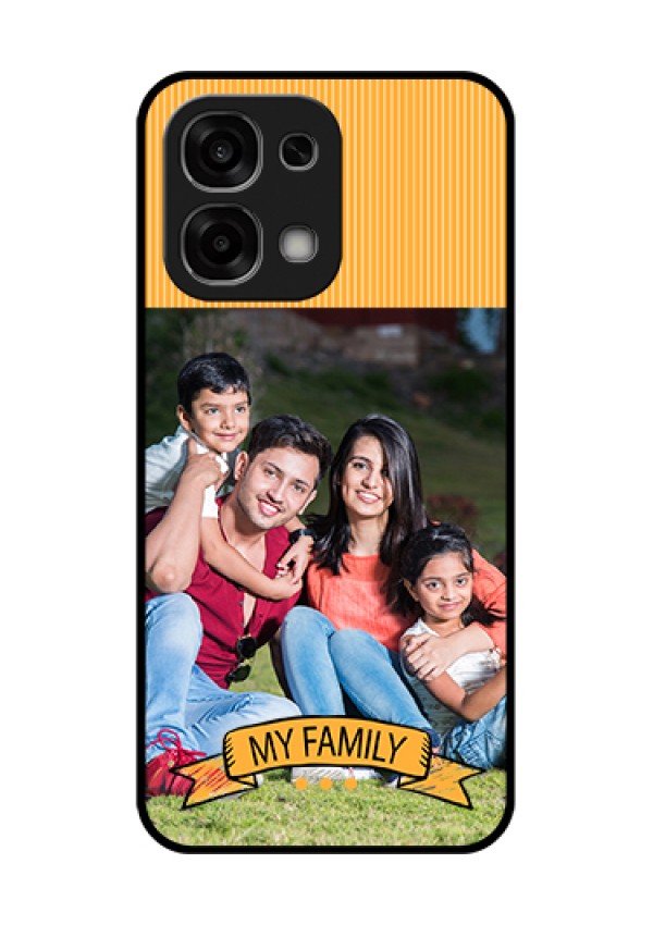 Oppo F33 5G Custom Glass Phone Case - My Family Design