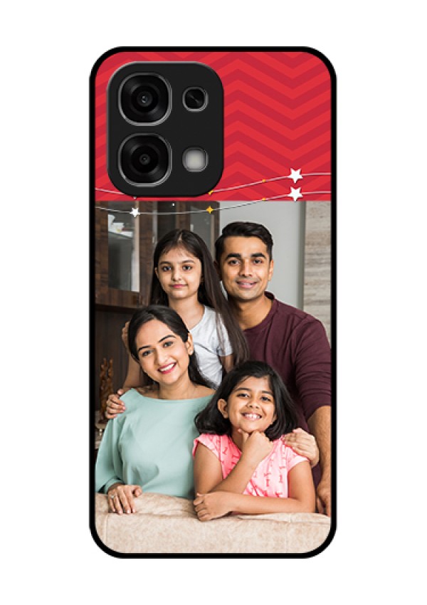Oppo F33 5G Custom Glass Phone Case - Happy Family Design