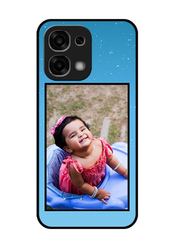 Oppo F33 5G Custom Glass Phone Case - Wave Pattern Colorful Design