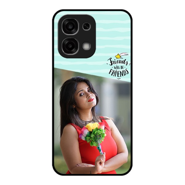 Oppo F33 5G Custom Glass Phone Case - Friends Picture Icon Design Oppo F33 5G Custom Glass Phone Case - Friends Picture Icon Design