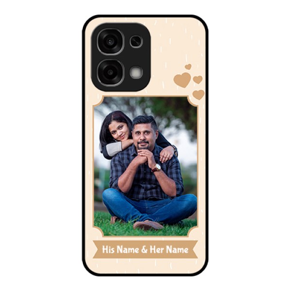 Oppo F33 5G Custom Glass Phone Case - With Confetti Love Design Oppo F33 5G Custom Glass Phone Case - With Confetti Love Design