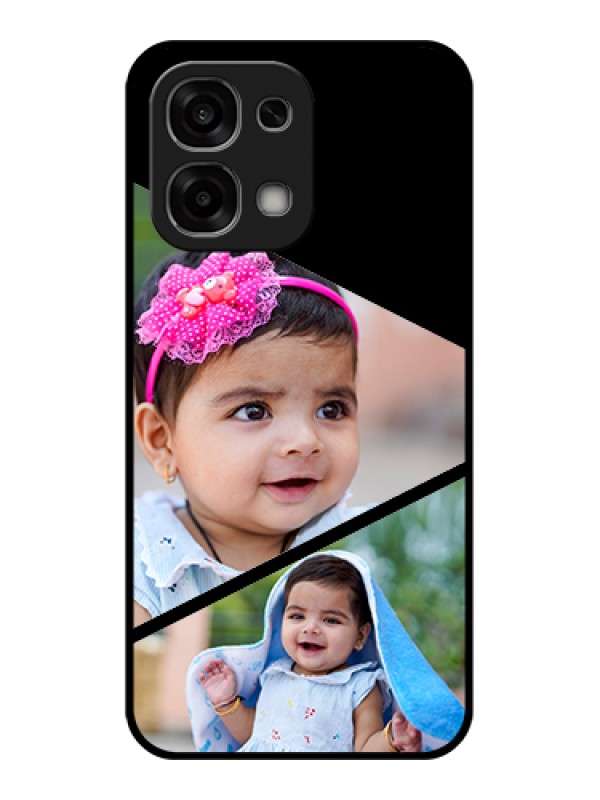 Custom Oppo F33 5G Custom Glass Phone Case - Semi Cut Design