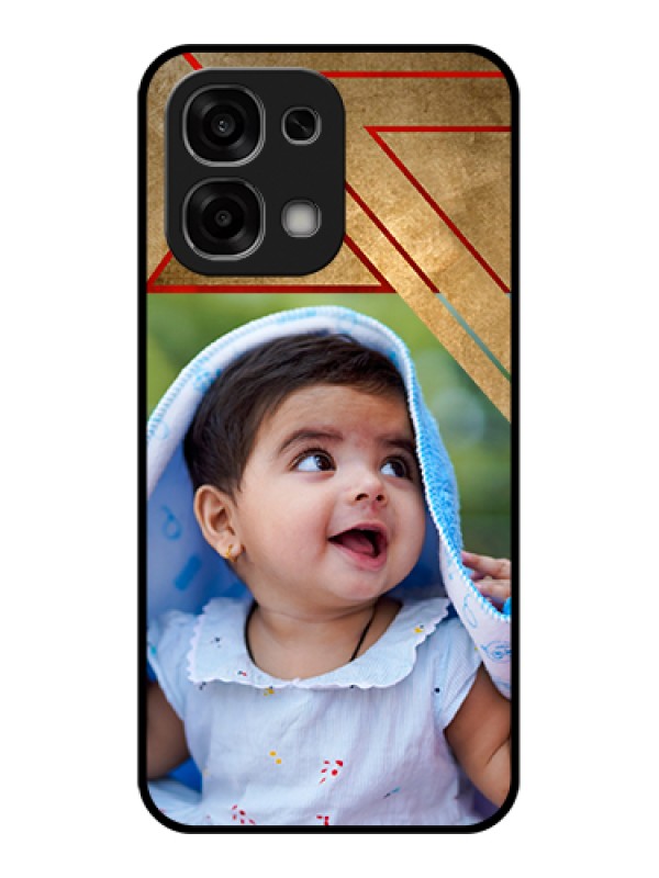 Custom Oppo F33 5G Custom Glass Phone Case - Gradient Abstract Texture Design