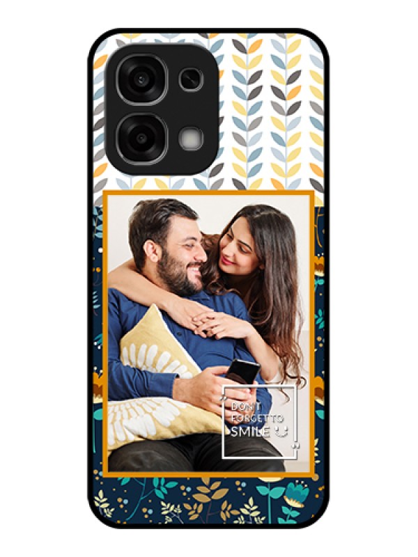 Custom Oppo F33 5G Custom Glass Phone Case - Pattern Design