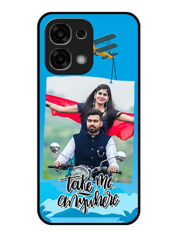 Custom Oppo F33 5G Custom Glass Phone Case - Traveller Design