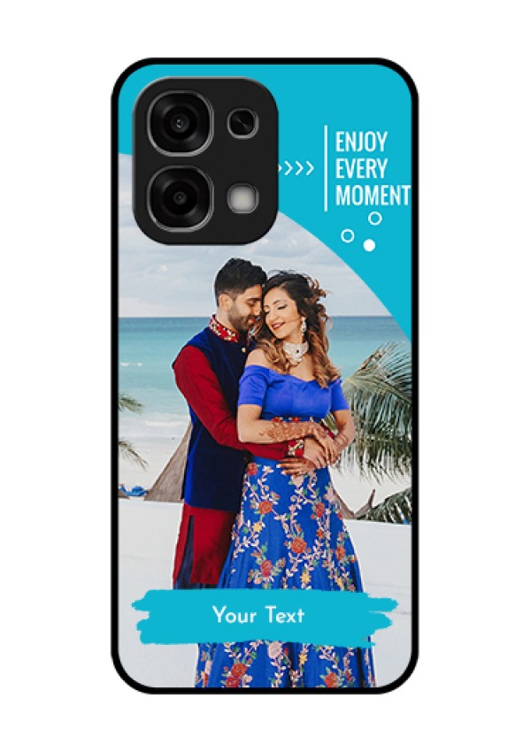 Oppo F33 5G Custom Glass Phone Case - Happy Moment Design