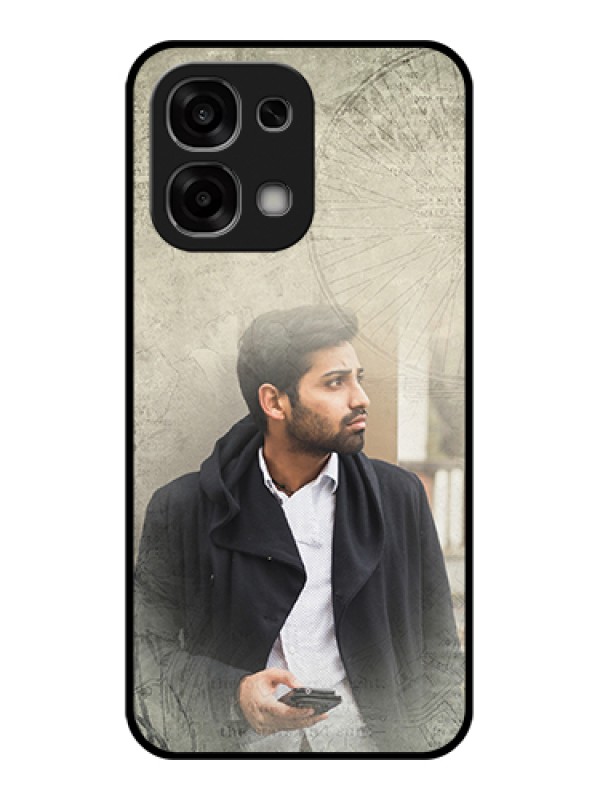 Custom Oppo F33 5G Custom Glass Phone Case - With Vintage Design