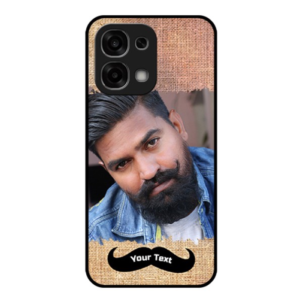 Oppo F33 5G Custom Glass Phone Case - With Texture Design