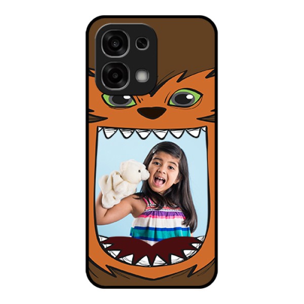 Oppo F33 5G Custom Glass Phone Case - Owl Monster Back Case Design Oppo F33 5G Custom Glass Phone Case - Owl Monster Back Case Design