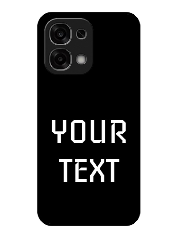 Custom Oppo F33 5G Custom Glass Phone Case - Your Name Design