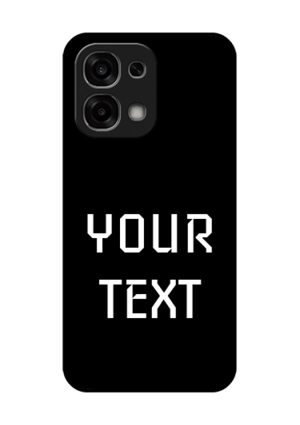 Oppo F33 5G Custom Glass Phone Case - Your Name Design