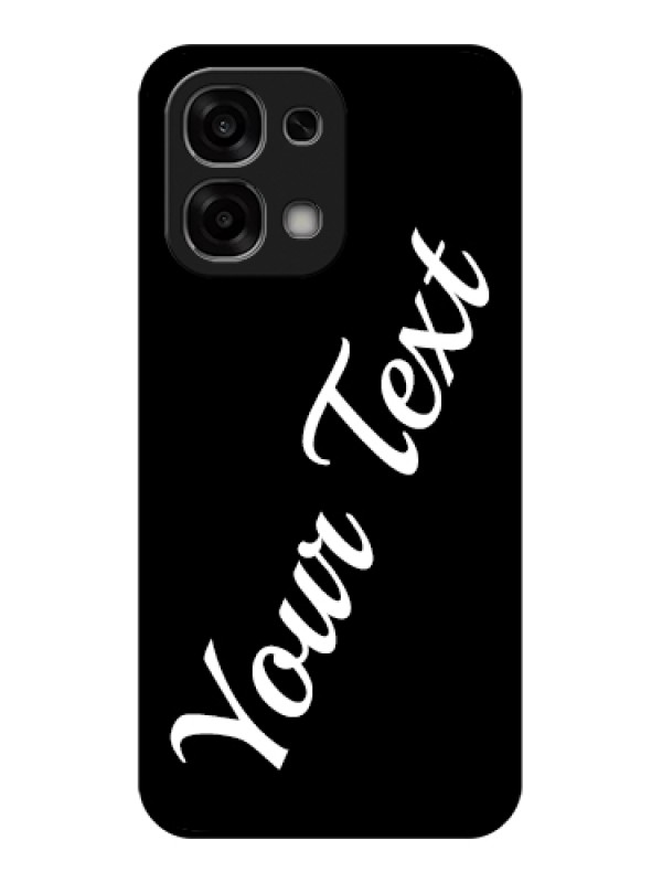 Custom Oppo F33 5G Custom Glass Phone Case - With Your Name Design