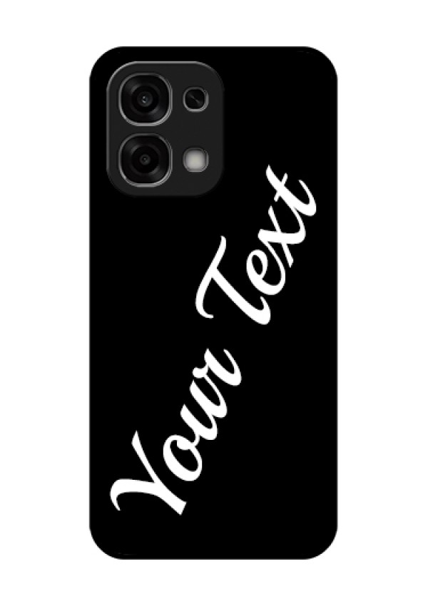 Oppo F33 5G Custom Glass Phone Case - With Your Name Design