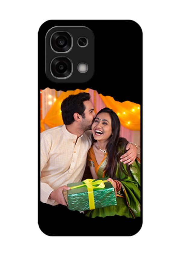 Oppo F33 5G Custom Glass Phone Case - Tear - Off Design