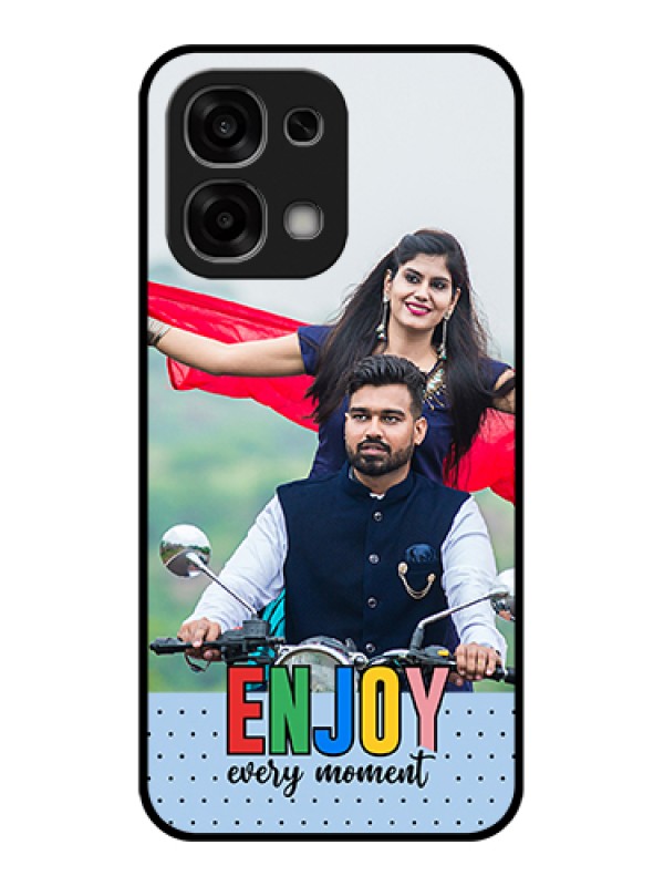 Custom Oppo F33 5G Custom Glass Phone Case - Enjoy Every Moment Design