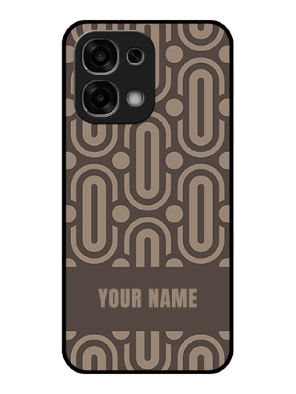 Custom Oppo F33 5G Custom Glass Phone Case - Captivating Zero Pattern Design