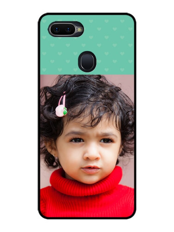 Custom Oppo F9 Pro Custom Glass Phone Case  - Lovers Picture Design