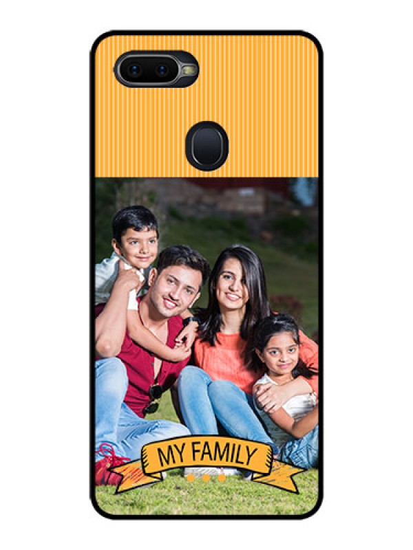 Custom Oppo F9 Pro Custom Glass Phone Case  - My Family Design