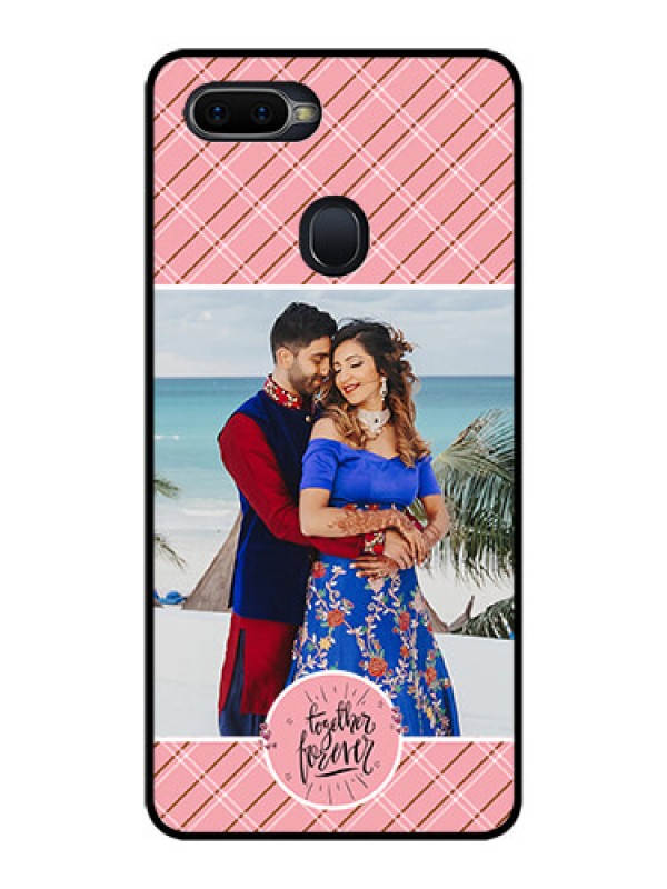 Custom Oppo F9 Pro Personalized Glass Phone Case  - Together Forever Design