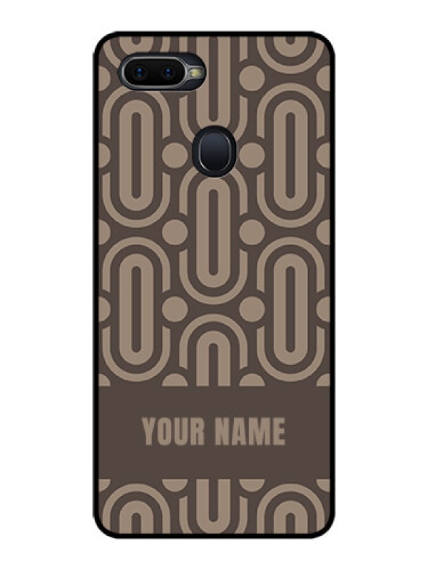 Custom Oppo F9 Pro Custom Glass Phone Case - Captivating Zero Pattern Design