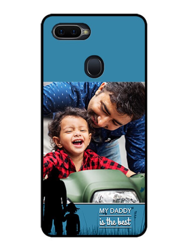 Custom Oppo F9 Custom Glass Mobile Case  - Best dad design 