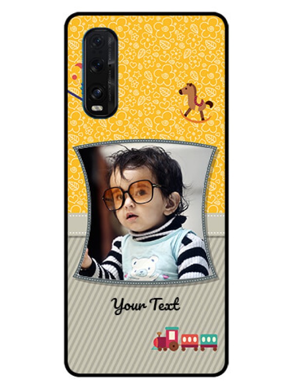 Custom Oppo Find X2 Personalized Glass Phone Case  - Baby Picture Upload Design