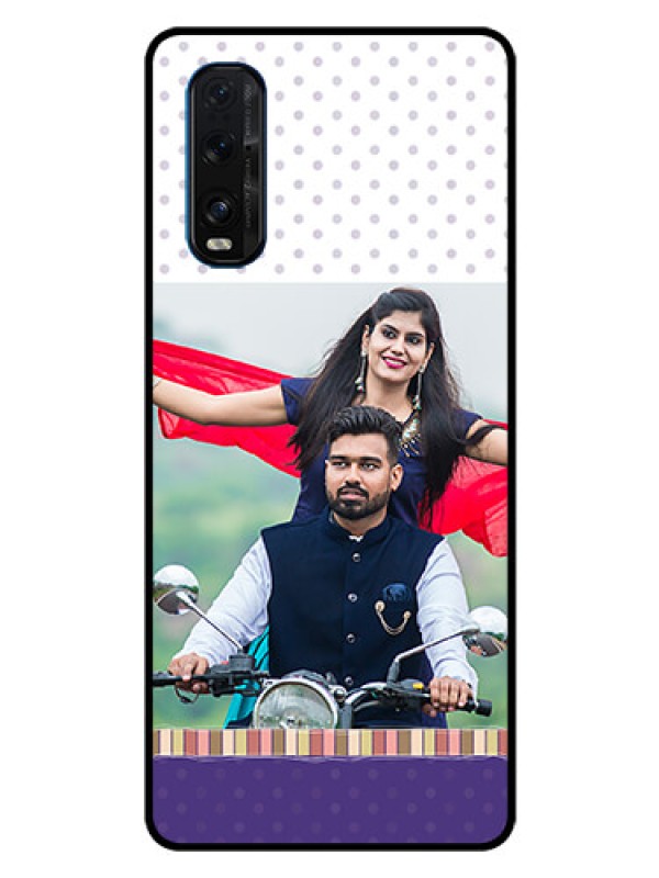 Custom Oppo Find X2 Photo Printing on Glass Case  - Cute Family Design