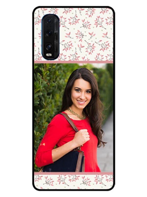 Custom Oppo Find X2 Custom Glass Phone Case  - Premium Floral Design