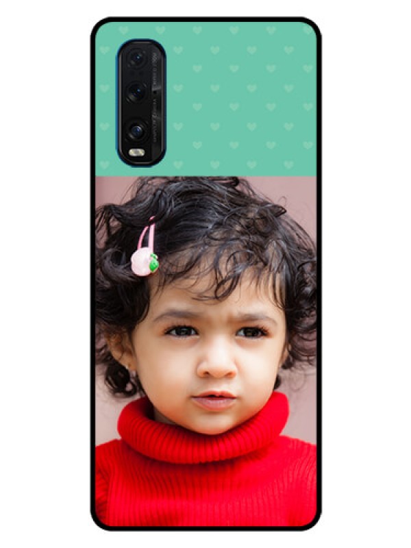 Custom Oppo Find X2 Custom Glass Phone Case  - Lovers Picture Design