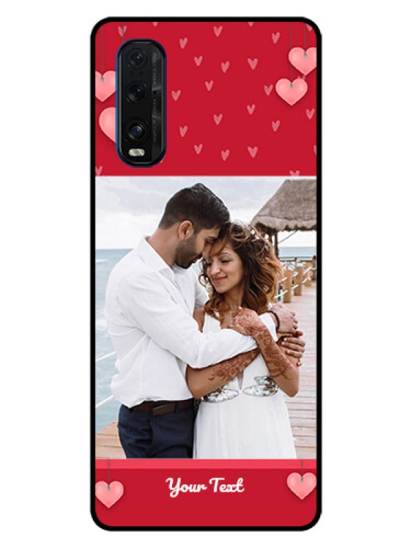 Custom Oppo Find X2 Custom Glass Phone Case  - Valentines Day Design