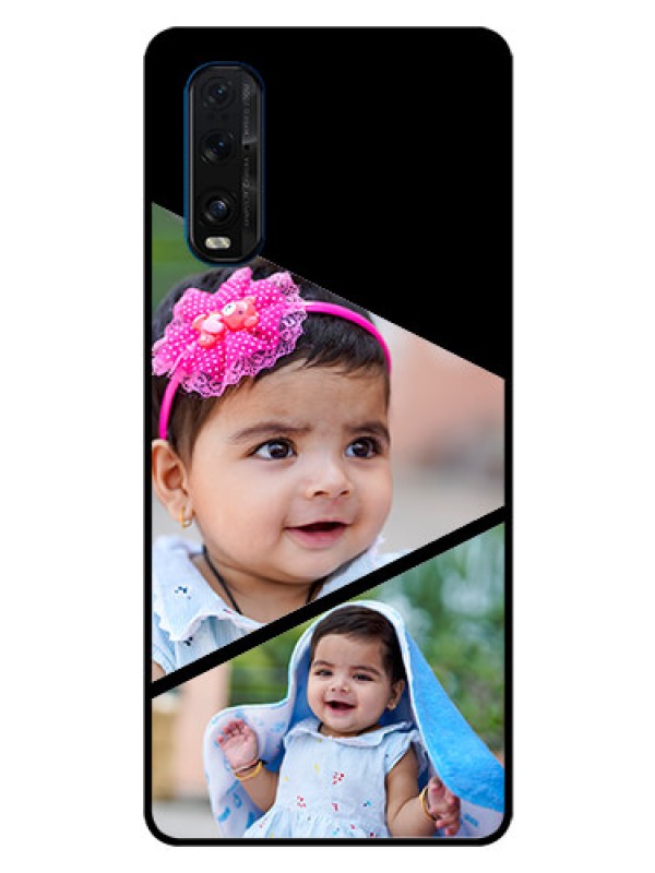 Custom Oppo Find X2 Custom Glass Phone Case  - Semi Cut Design