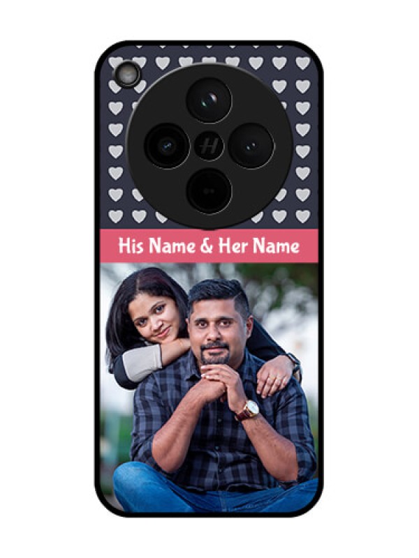 Custom Find X8 5G Custom Glass Phone Case - Love Symbols Design