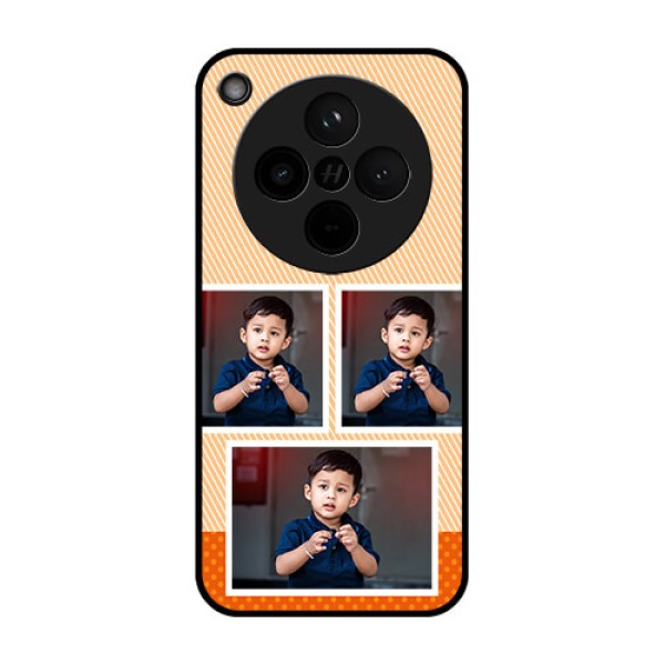 Find X8 5G Custom Glass Phone Case - Bulk Photos Upload Design
