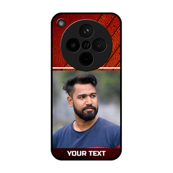 Find X8 5G Custom Glass Phone Case - Leather Phone Case Design