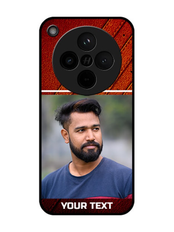 Custom Find X8 5G Custom Glass Phone Case - Leather Phone Case Design