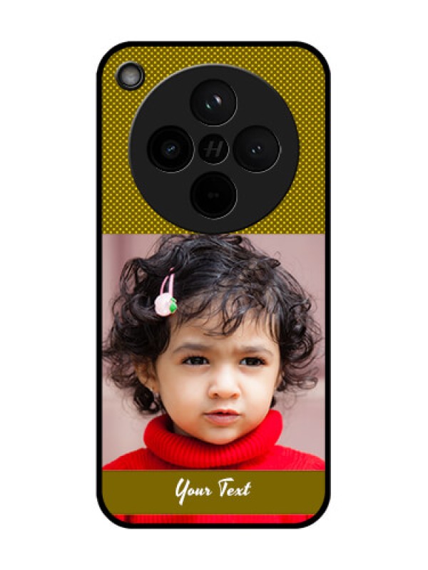 Custom Find X8 5G Custom Glass Phone Case - Simple Green Color Design