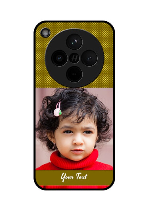 Find X8 5G Custom Glass Phone Case - Simple Green Color Design