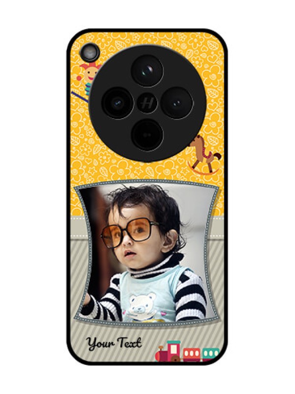 Custom Find X8 5G Custom Glass Phone Case - Baby Picture Upload Design