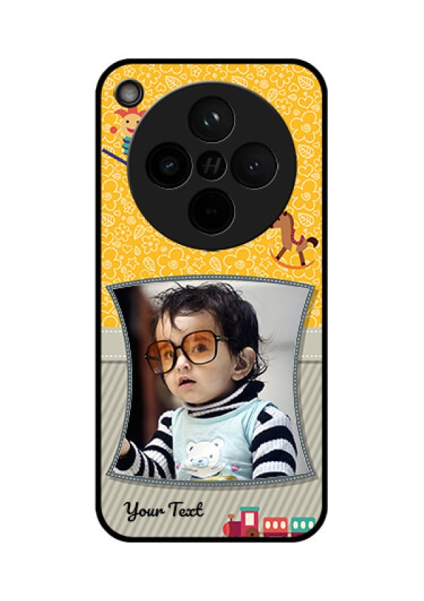 Find X8 5G Custom Glass Phone Case - Baby Picture Upload Design