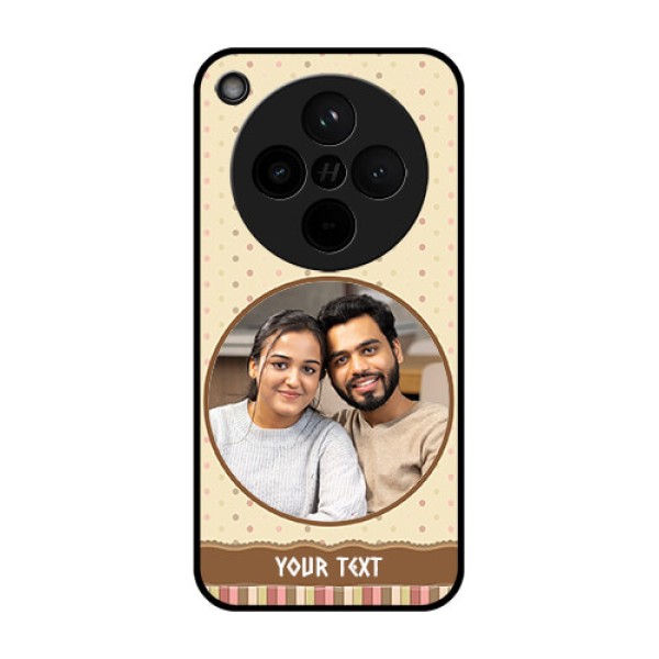Find X8 5G Custom Glass Phone Case - Brown Dotted Mobile Case Design Find X8 5G Custom Glass Phone Case - Brown Dotted Mobile Case Design