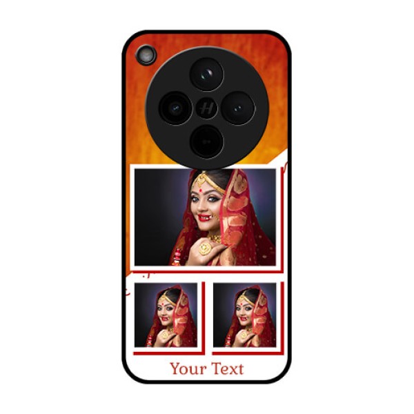 Find X8 5G Custom Glass Phone Case - Wedding Memories Design Find X8 5G Custom Glass Phone Case - Wedding Memories Design
