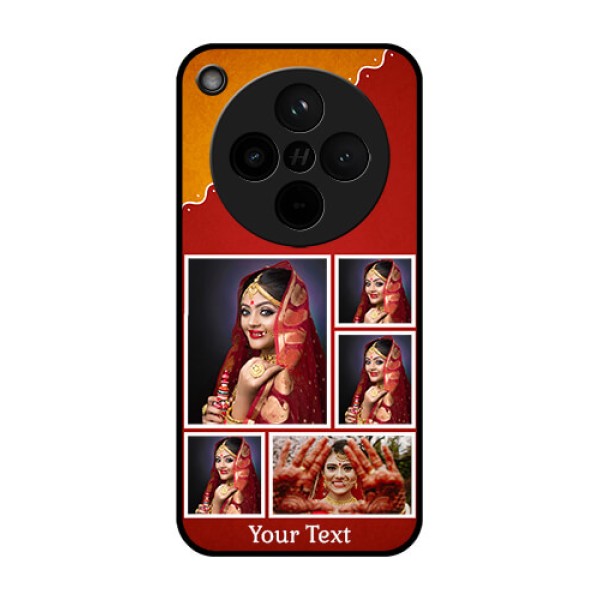 Find X8 5G Custom Glass Phone Case - Wedding Pic Upload Design Find X8 5G Custom Glass Phone Case - Wedding Pic Upload Design