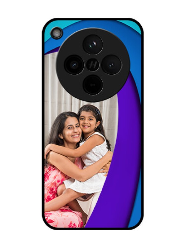 Custom Find X8 5G Custom Glass Phone Case - Simple Pattern Design