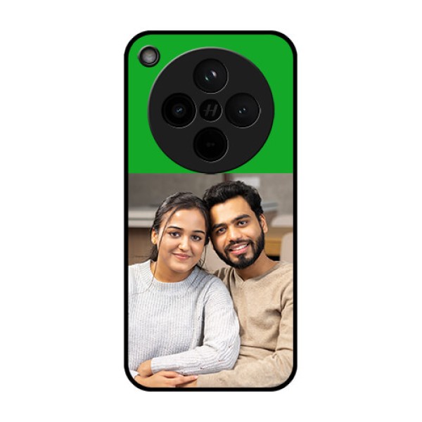 Find X8 5G Custom Glass Phone Case - Green Pattern Design Find X8 5G Custom Glass Phone Case - Green Pattern Design