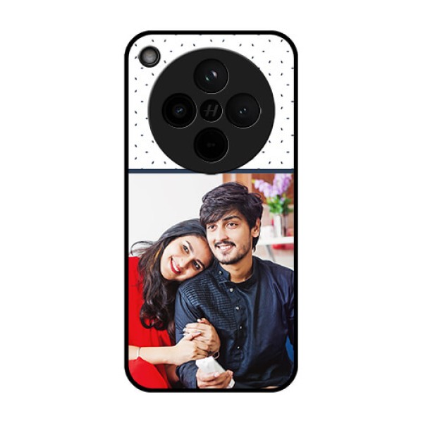 Find X8 5G Custom Glass Phone Case - Premium Dot Design