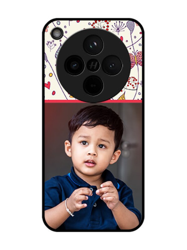 Custom Find X8 5G Custom Glass Phone Case - Premium Floral Design