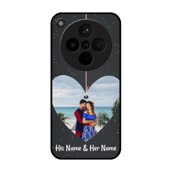 Find X8 5G Custom Glass Phone Case - Hanging Heart Design Find X8 5G Custom Glass Phone Case - Hanging Heart Design