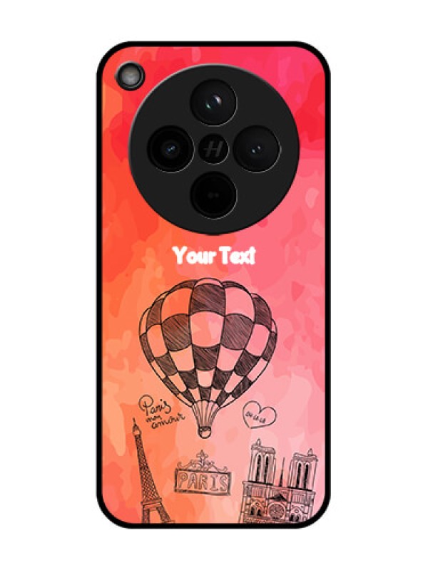 Custom Find X8 5G Custom Glass Phone Case - Paris Theme Design