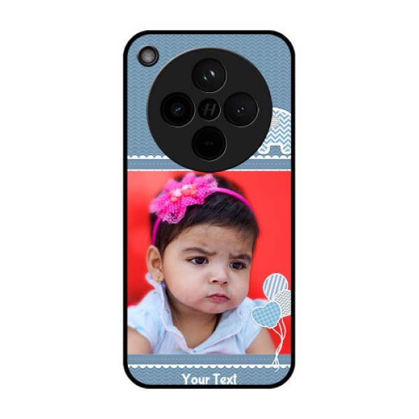 Find X8 5G Custom Glass Phone Case - With Kids Pattern Design